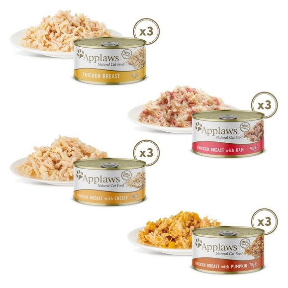 Applaws Cat Chicken Selection In Broth – Single – 70g